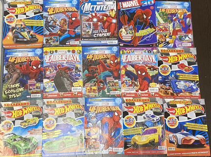 Журнал Hot Wheels Человек Паук