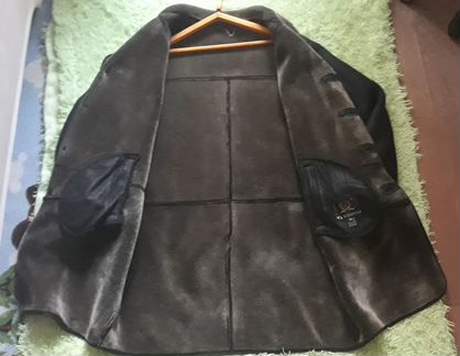 Дубленка натуральная мужская 52-54