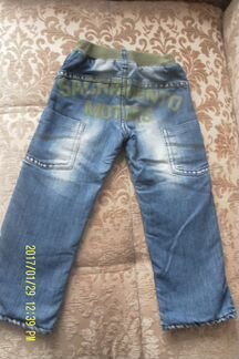 Джинсы на флисовой подкладке