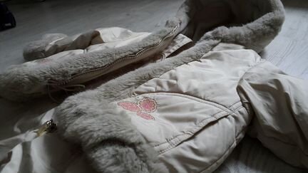 Теплый зимний комплект на рост 74