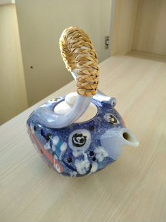 Заварочный чайник дизайнерский. Керамика. Новый