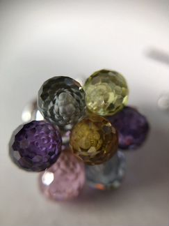 Серьги белое золото 585 проба