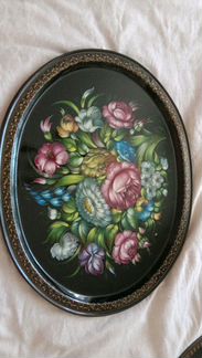 Кованные уникальные жостовские подносы