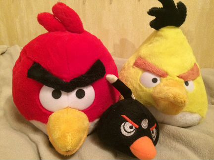 Мягкие игрушки Angry Birds