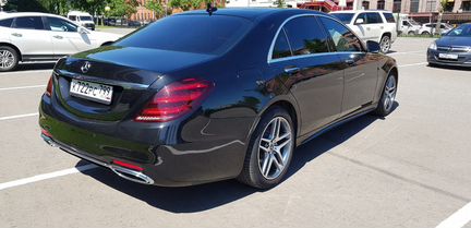 Аренда Mercedes S класс w222 с водителем