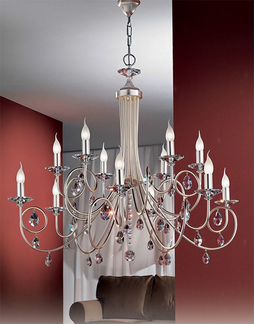 Люстра Orion Leuchten LU 1670/6+6 Silber-matt, Авс