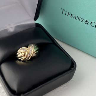 Tiffany Оригинал Кольцо Kiss золото 750