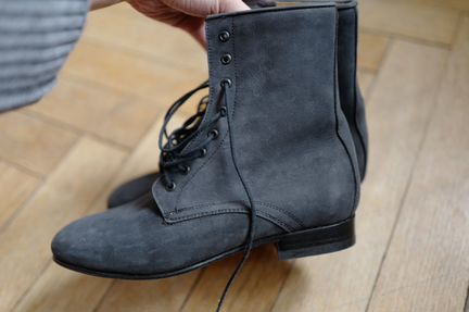 Ботинки из нубука dieppa restrepo новые