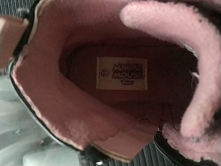 Ботинки на девочку осень весна minnie