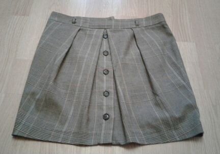 Классические юбки черная коричневая, М