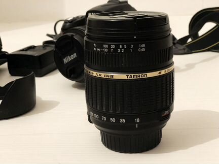 Зеркальный фотоаппарат Nikon D90 и объектив Tamron