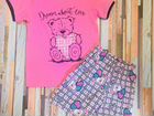 Пижама розовая “teddy”