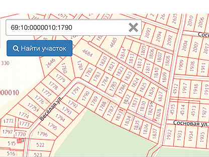 Кадастровая карта савватьево тверь