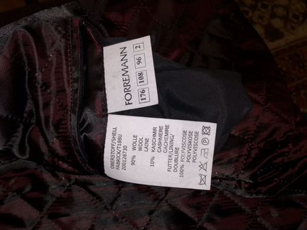 Пальто брендовое кашемировое