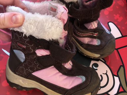 Сапоги зимние для девочки 24 reima