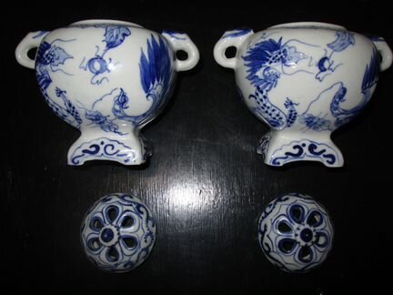 Вазы-ароматницы с драконами