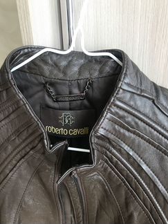 Женская кожаная куртка Roberto Cavalli, р.42-44