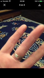 Кольцо капельное серебро СССР