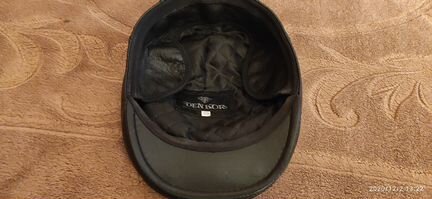 Кепка экокожа р.59