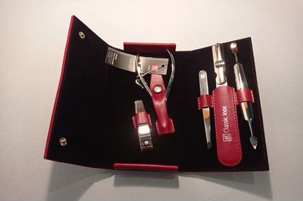 Маникюрный набор 5 пр. красный, Zwilling
