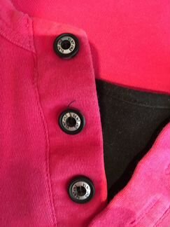 Violento поло футболка на пуговицах