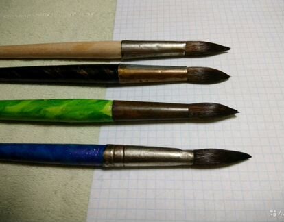 Кисти Белка, краски акварельные