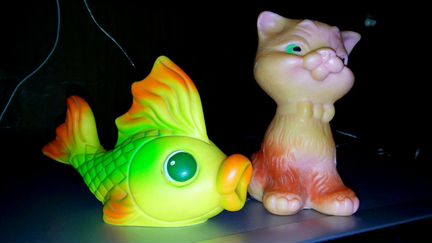 Резиновые игрушки для малышей СССР
