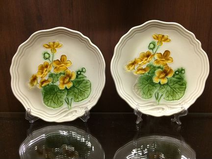 Villeroy&boch. Пара Тарелок. Конец 19 века