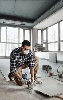 Новинка. Бесщёточная ушм Bosch GWS 180-LI соло