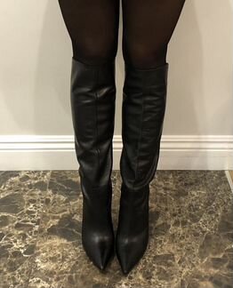 Сапоги натуральная кожа Zara