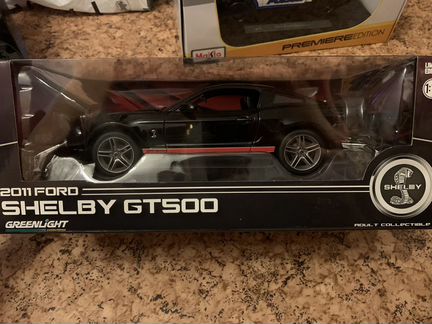 Greenlight ford shelby GT 500, 2011 года, 1:18