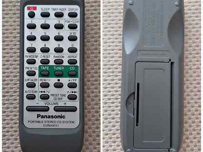 Как разобрать пульт panasonic panasonic rx-es22 - Купить аксессуары для аудио- и видеотехники в России с доста